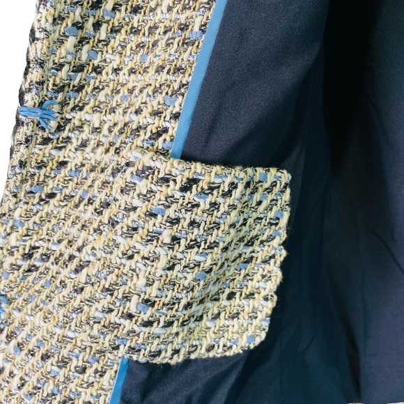 J. Crew Braided trim jacket in speckled tweed, Size US 6 NWOT - Picture 13 of 16